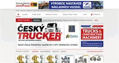 Desktop Screenshot of ceskytrucker.cz