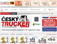 Tablet Screenshot of ceskytrucker.cz